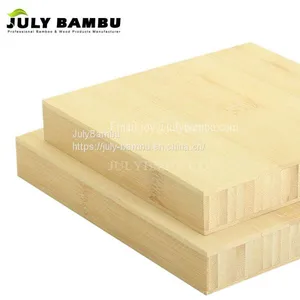 Furniture Designer Use 3 Ply Eco- Friendly Laminated Bamboo Planks Natural 15mm 25mm Bamboo for Wall Panel thumbnail-5