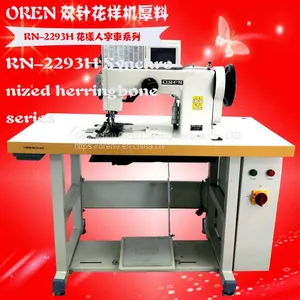 Double Needles Pattern Sewing Machine Apply to Tinck Material thumbnail-3