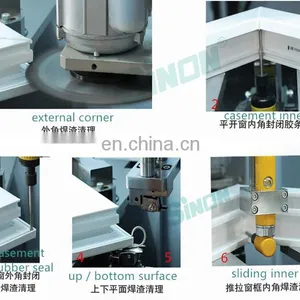 Pvc Door Building Window Cleaning Equipment Cnc Corner Cleaning Machine thumbnail-2
