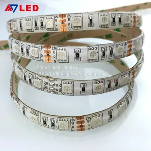 Back Lighting 60leds 12V IP65 Silicone Cover SMD5050 RGB Led Strip Light for Sign Illumination thumbnail-1