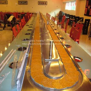 Four Seasons Hot Pot Restaurant Conveyor Belt System thumbnail-2