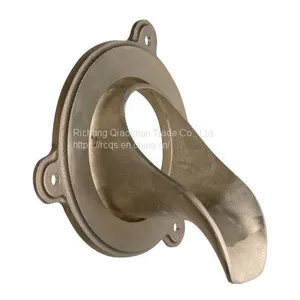 Bronze Downspout Nozzle With 3 Inch No-Hub Inlet for Roof Drainage thumbnail-2