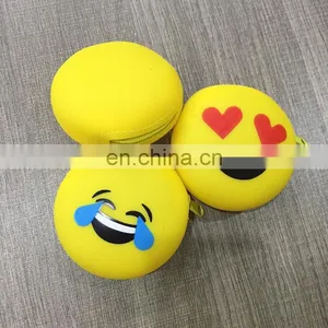 Factory Price Women Zipper Wallet Purse Custom Emoji Coin Bag Wristlet Gift Silicone Coin Cases thumbnail-7