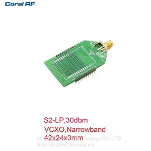 S2-LP Narrowband PA RF Moudule , 30DBM ,868Mhz,915Mhz, VCXO, SPI, High Quality thumbnail-2