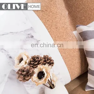 2018 New Item Knife Edge Geometry PU Poly Canvas Applique Cork Sofa Cushions For Sale thumbnail-5