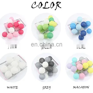 Top Quality Romantic LED Cotton String Light For Holiday Party Decoration Garden Lights Tree Decorative Indoor Lights thumbnail-6