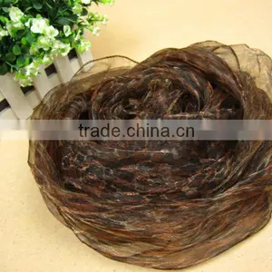 EC013 Woman Chiffon Silk Neck Scarf thumbnail-1
