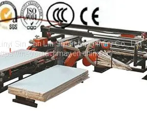 Automatic Woodworking Plywood Panel Adjustable Edge Trimming Cutting Saw thumbnail-3
