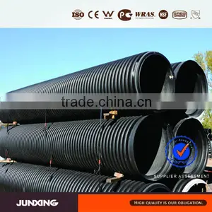 TOP10 Manufacture SN8 300mm 400mm 500mm Hdpe Corrugated Drainage Pipe thumbnail-1