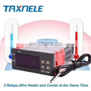 LED Digital Temperature Controller STC-1000 110V-220VAC 10A Two Relay Output Thermostat Heater and Cooler Thermoregulator thumbnail-2