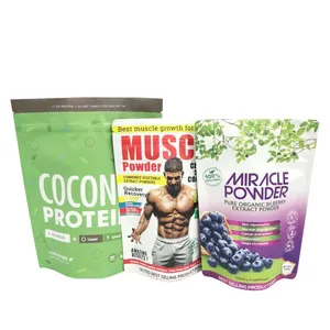 Digital Print Aluminium Pouch Frosted Zipper Bag Stand up Pouch Bag for Food Packaging thumbnail-3