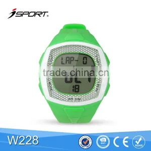 Dual Alarms 10 Laps Split Memory Wrist Mini Digital Stopwatch thumbnail-1