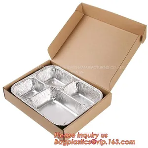 Airline Disposable Aluminium, Aluminum Foil Container for Food Packaging, Kitchenware, Tableware, Disposable, Takeaway thumbnail-3