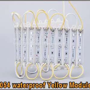 12V LED Advertising Texsign Module SMD 5054 3-chips LED Module for Lettere Signage Yellow Color CE ROHS thumbnail-1