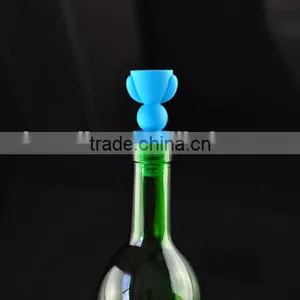 Food Grade Silicone Wine Bottle Stopper thumbnail-1