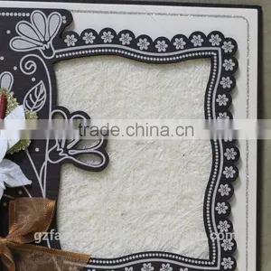 Kraft Paper Handbag Luxury Wooden Wedding Card Invitation thumbnail-3