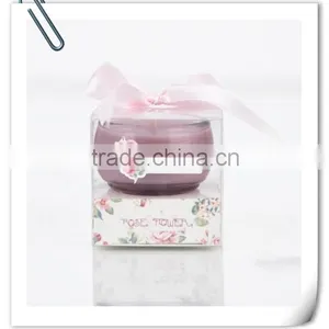 30g Scented Candle in Glass Bottle With PVC Box SA-1986 thumbnail-1