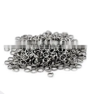 Fashion High Quality Iron Jump Rings 5mm Round Shape Metal Stainless Steel Craft Jump Ring thumbnail-1