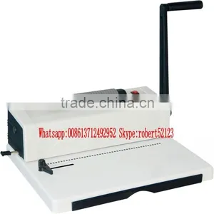 NanBo C338 Factory Cheapest Price Plastic Spiral Binding Machine, Plastic Coil Binding Machine thumbnail-3