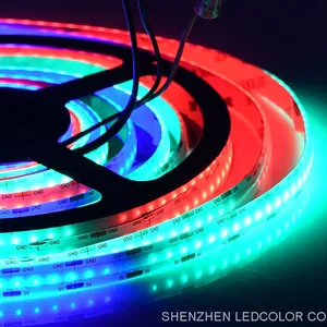 FCOB Linear RGB Light Addressable RGB Led Strip 1008LEDs/m COB LED Strips Light SK6805 LC8805 Dream Color 256 Gray Scale thumbnail-1