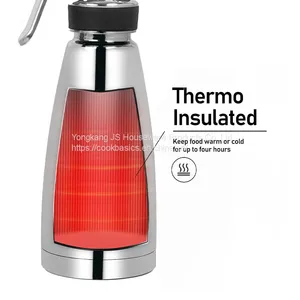 Professional Use Stainless Steel Thermos Cream Whipper With Accessories thumbnail-5