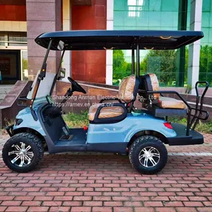 Newly Released, 4-seater Luxury Electric Golf Car, Off-road Beach Buggy thumbnail-3