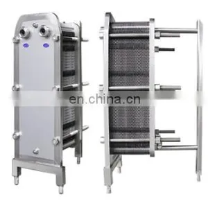 Stainless Steel Plate Heat Exchanger Food Heating Heat Exchanger Plate Hot Water Circulation Cooler thumbnail-2