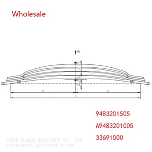 MERCEDES BENZ Rear Leaf Springs 9483201505 A9483201005 33691000 Wholesale thumbnail-3