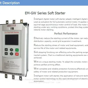 400KW 380V Motor Soft Starter for Star Delta Connection Electric thumbnail-2