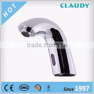 2016 Hot Sales Brass Chrome Finish AC DC ROHS Automatic Shut off Faucet thumbnail-1