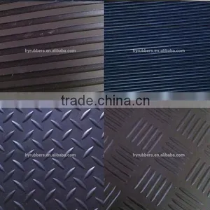 Fine Ribbed Type Anti-slip Colorful Rubber Mat for Parking thumbnail-4