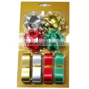 Spring Colors Valentine's Day Decorative Ribbon and Star Bow thumbnail-5