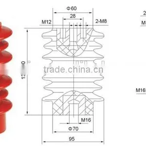95*140 95*130 CG5-12KV Epoxy Resin Sensor / High Voltage Sensors thumbnail-2