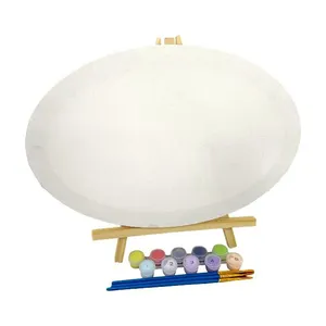 Acrylic Painting White 380 g Blank Wood Stretched Canvas 16x20 thumbnail-1