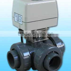 KLD400 3-way Control Ball Valve(upvc) for Automatic Control,water Treatment, Process Control, Industrial Automation thumbnail-1