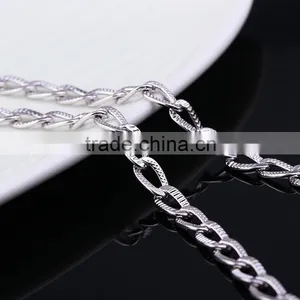 Simple Design Fashion Jewelry Rhodium Plated Cheap Necklace thumbnail-3