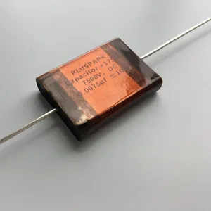 3500V 10nF 0.001uF High Temperature High Voltage Mica Paper Capacitors +175℃ 3.5kV 0.001MKF 10%, High Voltage HV 3500V 10nF Mica Paper Kondensator thumbnail-2