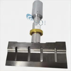 20kHz Ultrasonic Cake Cutting Machine Chocolate Cutter Blade Ultrasonic Dough Cutter thumbnail-1