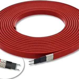 Self Regulating Temperature Deicing Heating Trace Cable Freeze Protected Water Pipe Heating Cable With Plug thumbnail-5
