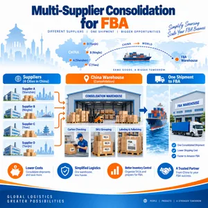 China LCL Consolidation for Amazon FBA Multi-Supplier Shipments thumbnail-2