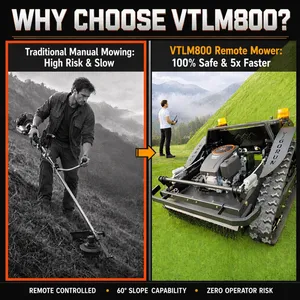 VIGORUN Quality Electric Lawn Mower 48V 1000W Servo Motor Multifunction Garden Lawn Mower Tractor For Forestry thumbnail-3