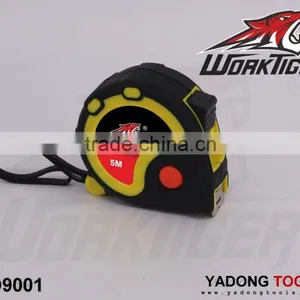 3 Stops Rubber Coated 3m,5m,7.5m10m Steel Tape Measure thumbnail-1