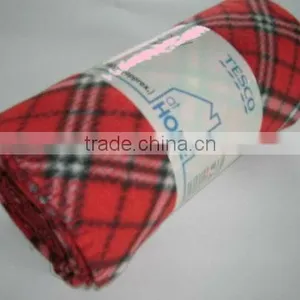 Plaid Printing Brush Blanket thumbnail-1