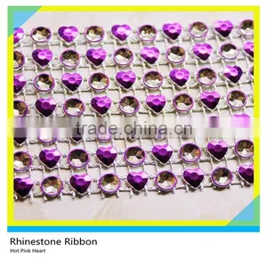Diamante Effect, Rhinestone Mesh Ribbon Trimming Bridal Craft 24 Rows Lace thumbnail-5