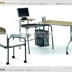 Mirrored Computer Table thumbnail-1