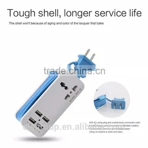 A Charger With 4 Usb Ports Smart Rapid Charger for Mobile Phone/tablets/camera/video Games/home thumbnail-1