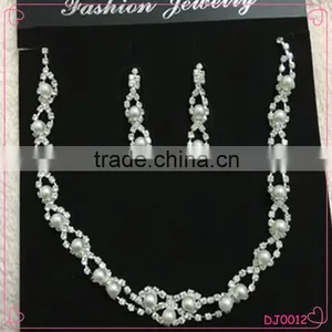 2016 Newest Design Elegant Wedding Dress Silver Bridal Jewelry Set thumbnail-1