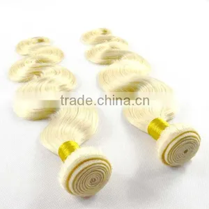 100% Human Hair 613 Color Blonde Human Hair Weave thumbnail-3