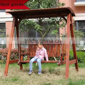 2 Seat Swing Chair,wooden Hanging Chair,outdoor Rocking Chair thumbnail-1