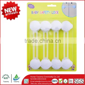 2016 Hot Selling 8pcs/set Plastic Drawer Lock for Baby Safety thumbnail-5